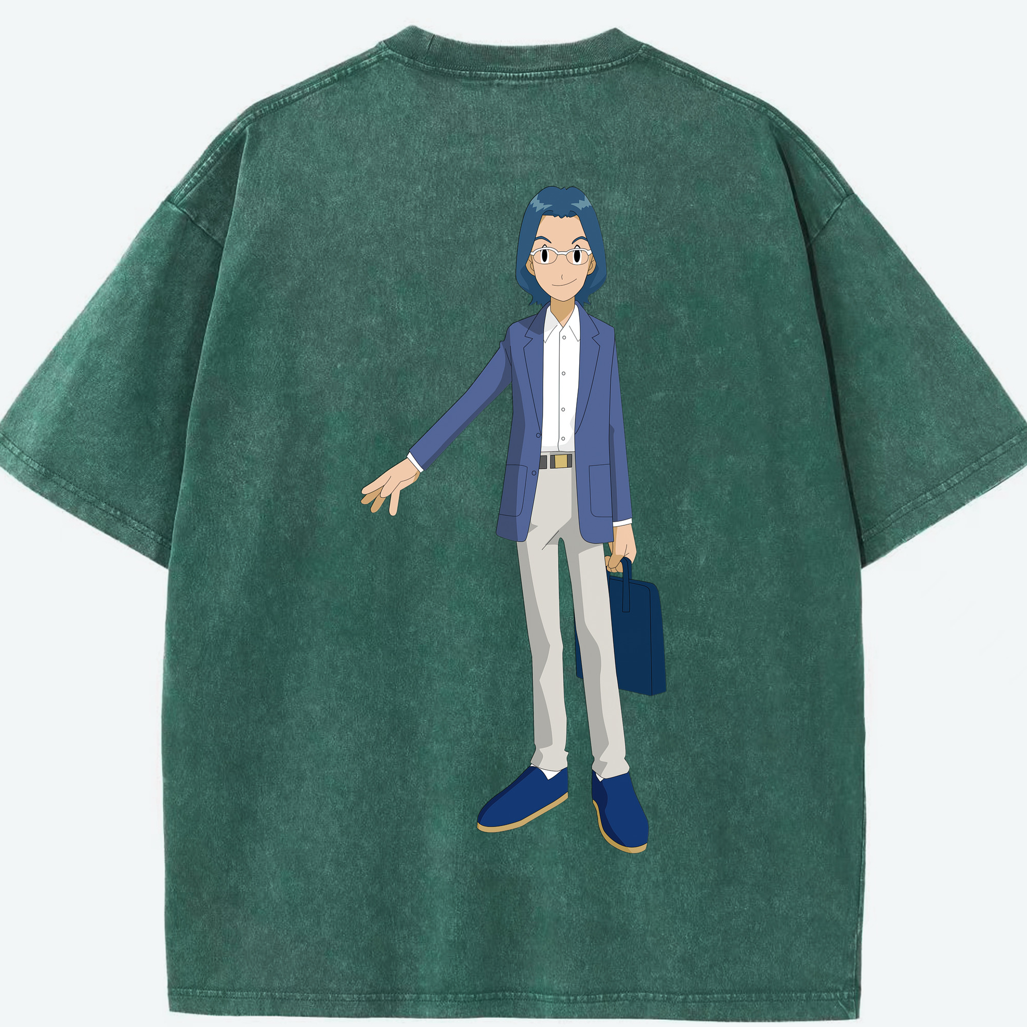 （画像用） Digimon デジタルモンスター/デジモン 綿100% ヴィンテージ風 半袖Tシャツ（背面プリント）